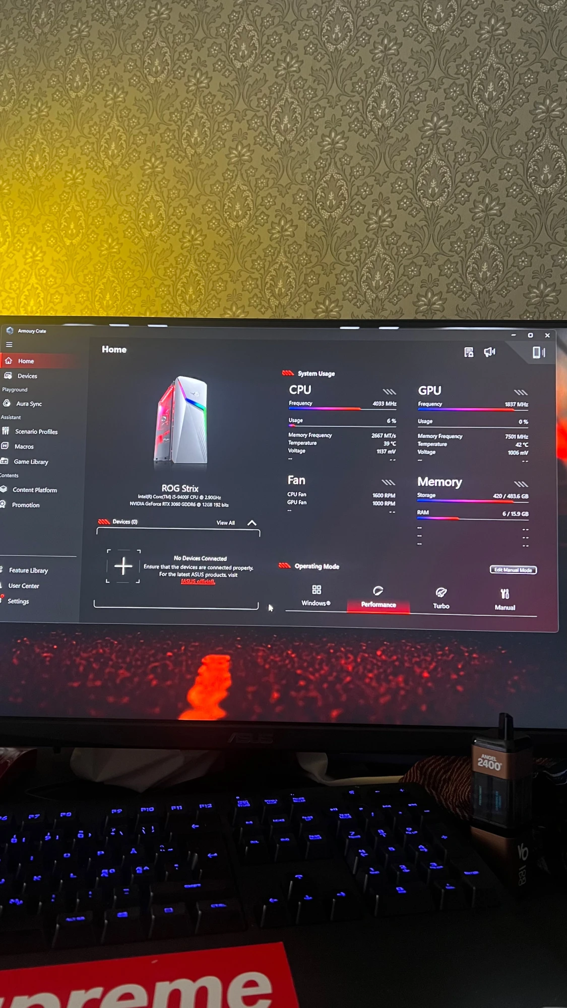 ASUS ROG Strix GL10CS Gaming Desktop - 3