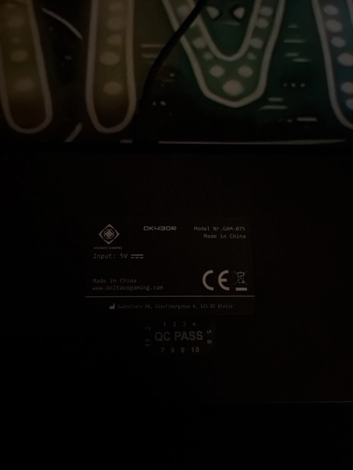 Deltaco Gaming DK430R - 1