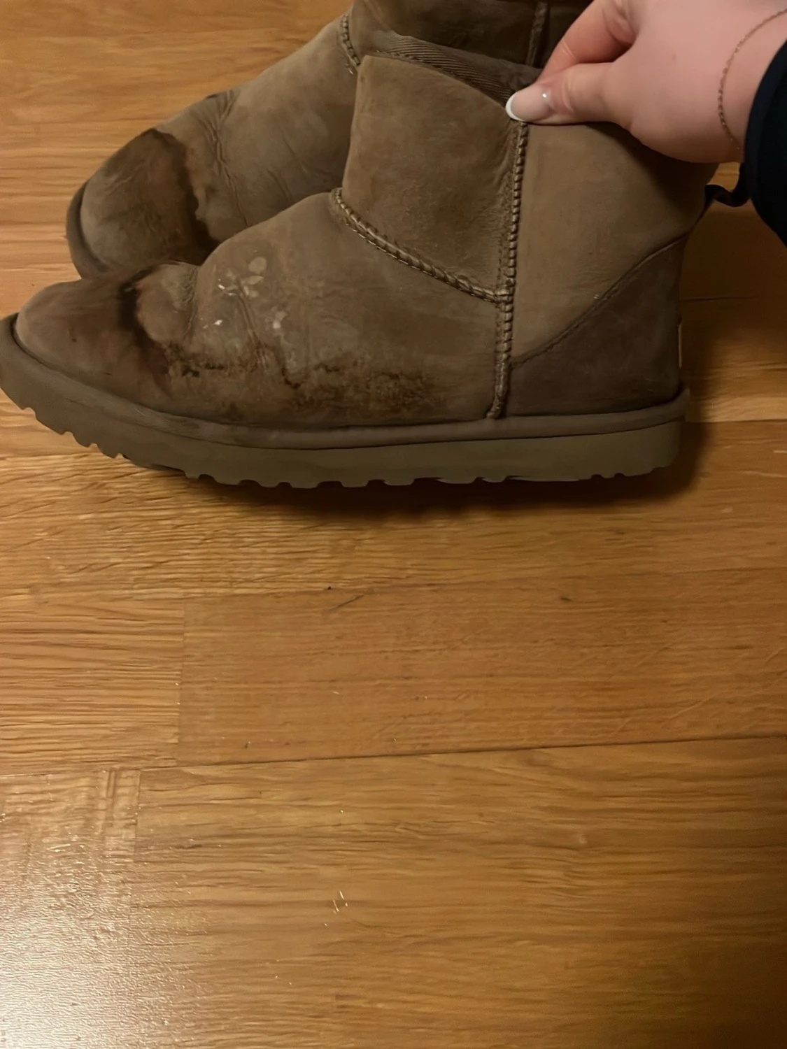 Bruna UGG boots i mocka - 3