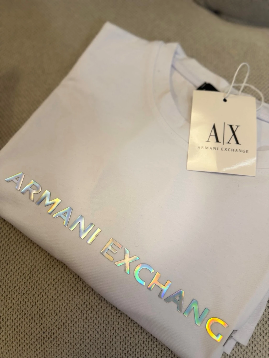 Vit t-shirt från Armani Exchange - 3