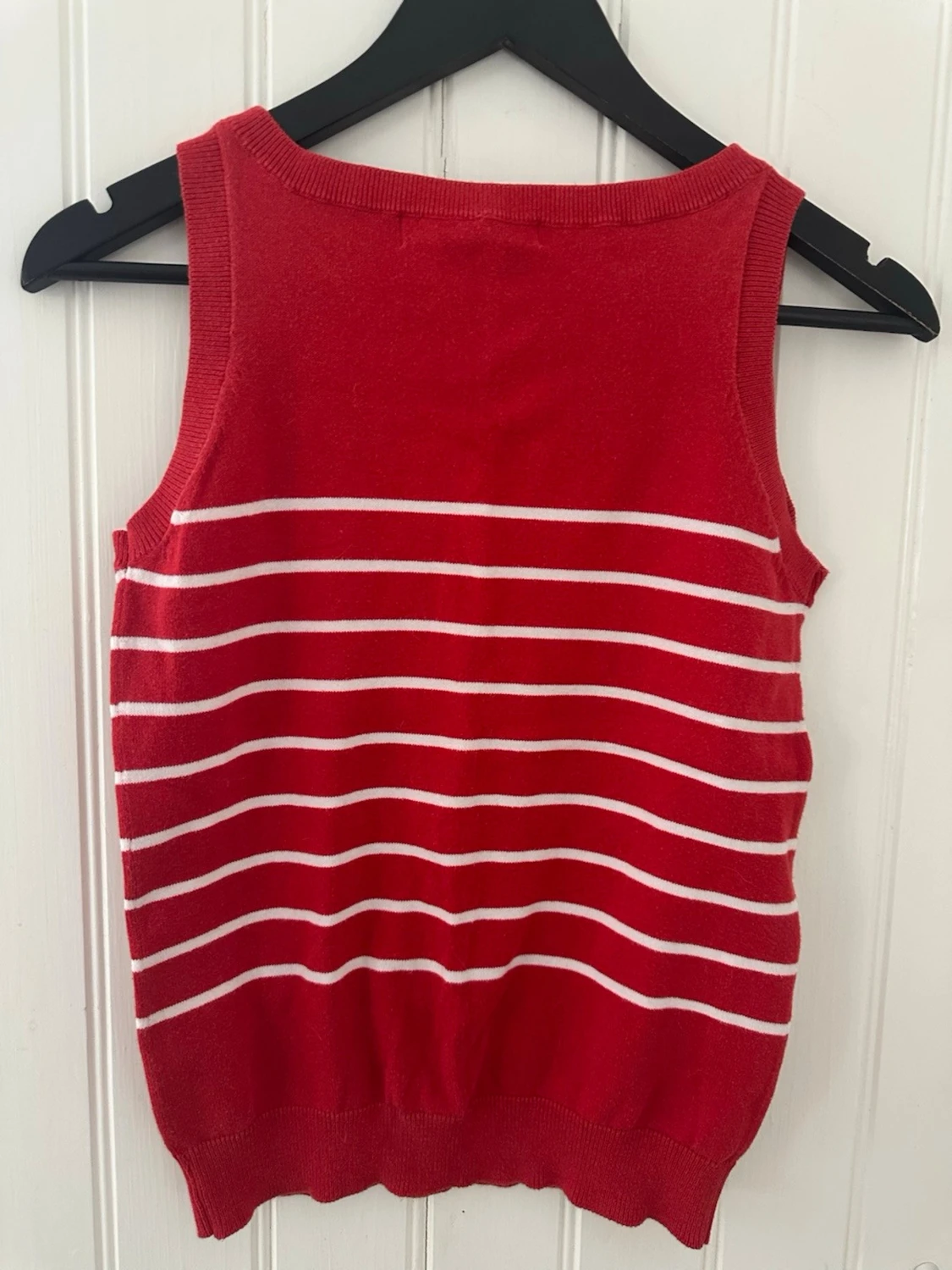 Röd randig linnetopp från Zara - 1