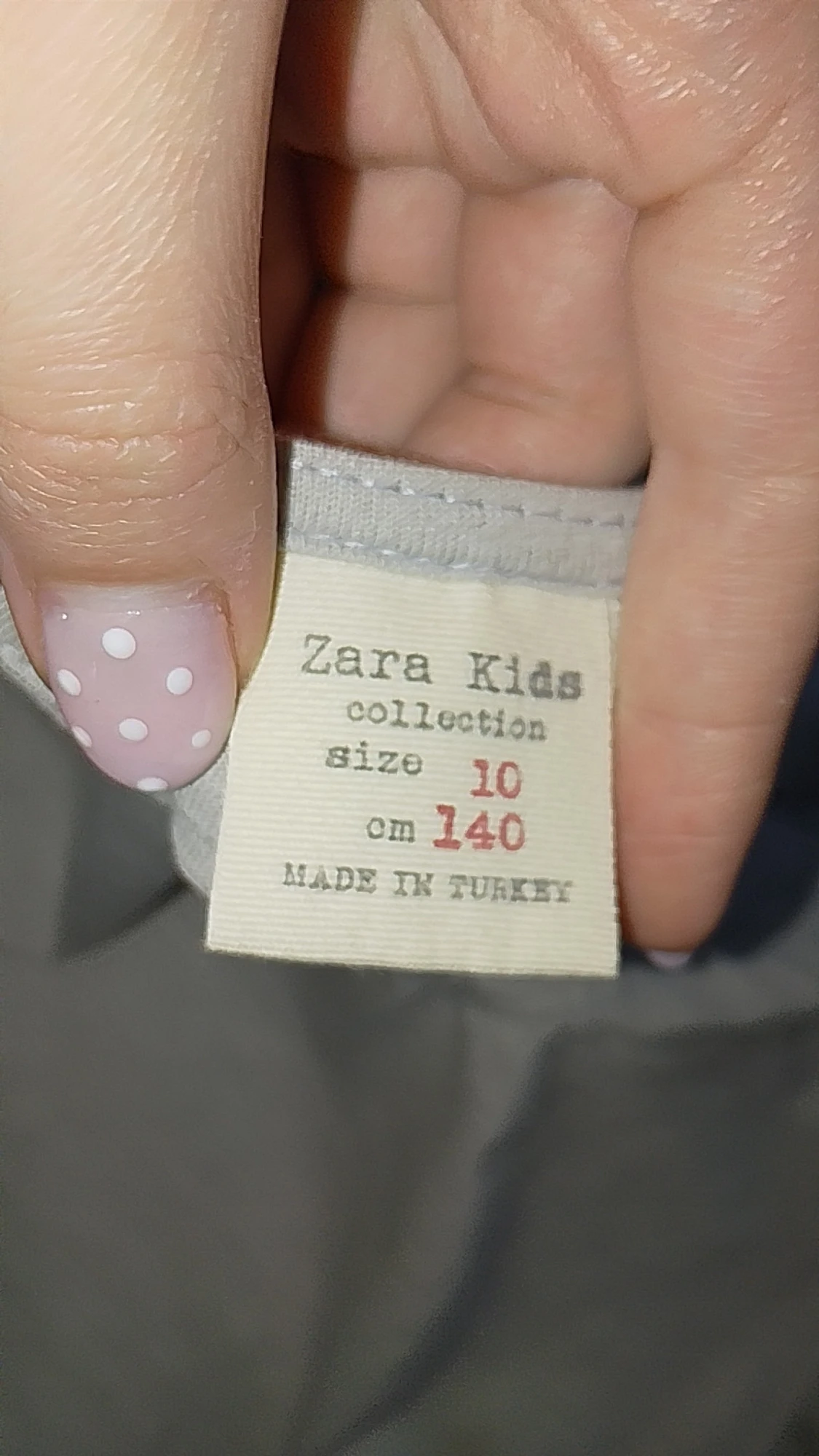 Silvrig paljett topp från Zara Kids - 2
