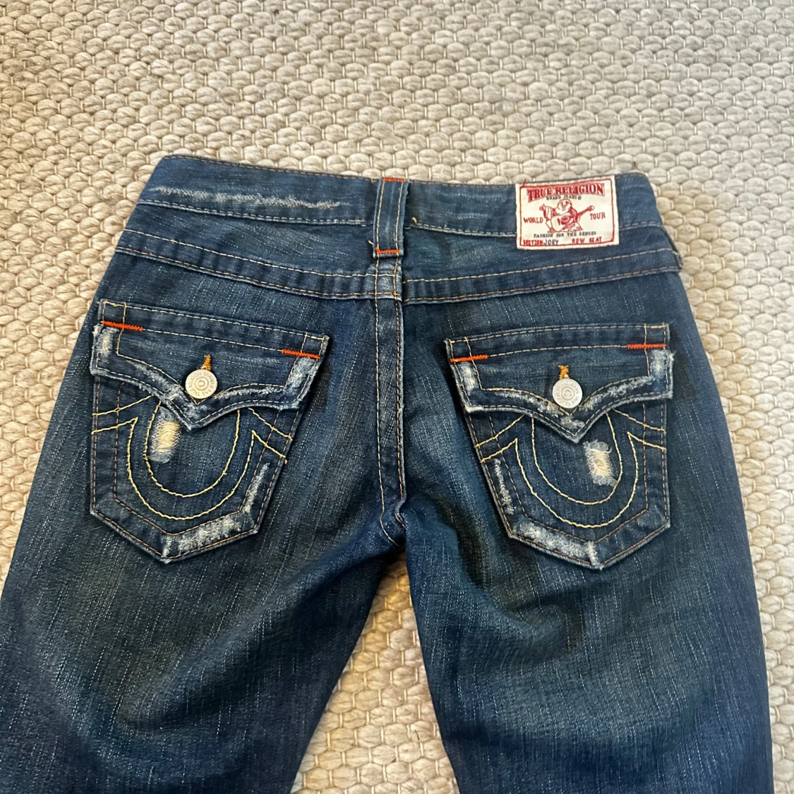 True Religion blå bootcut jeans - 3
