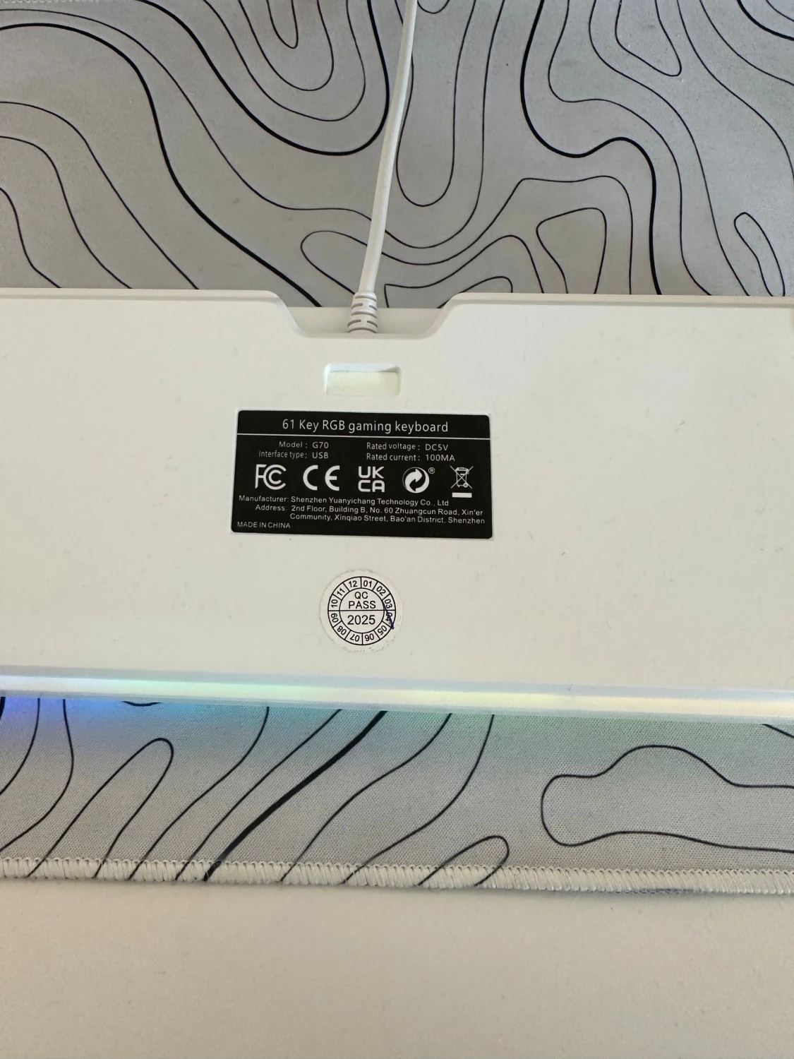  61 Key RGB Gaming Keyboard - 2