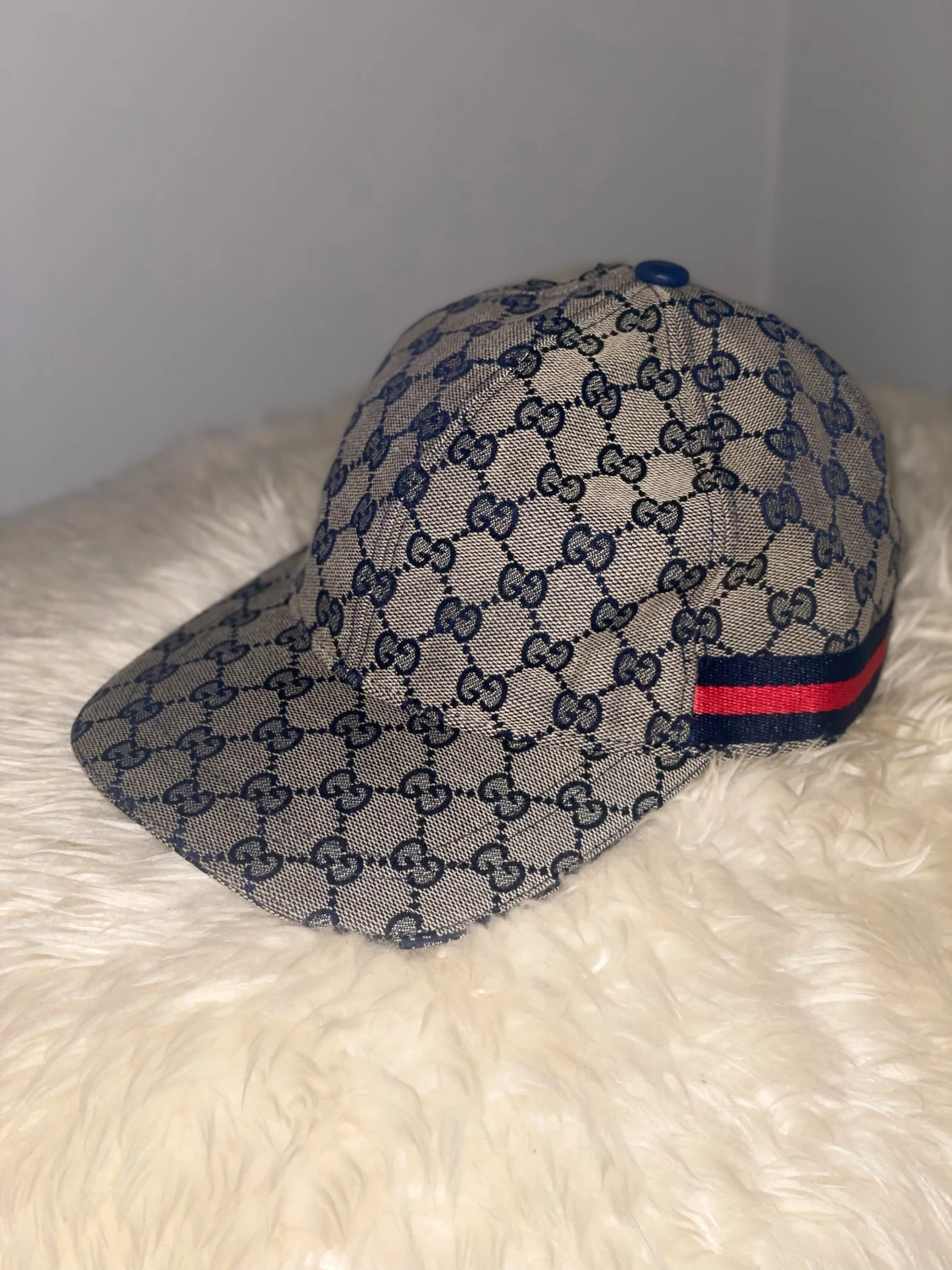 Navy blå gg keps 