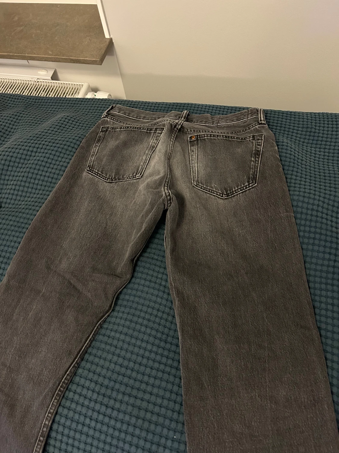 H&M dark grey jeans - 1