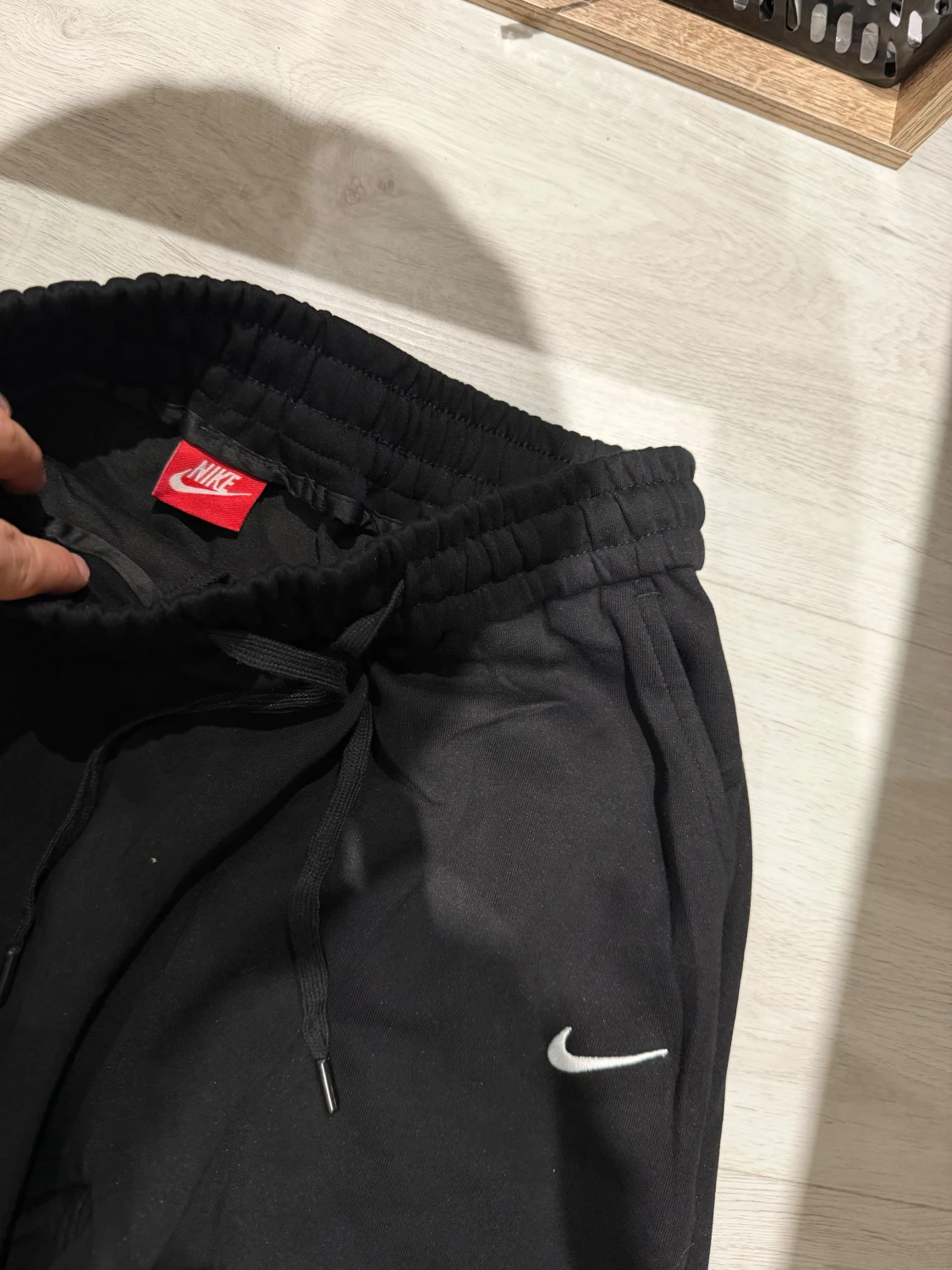 Nike black baggy sweatpants - 1
