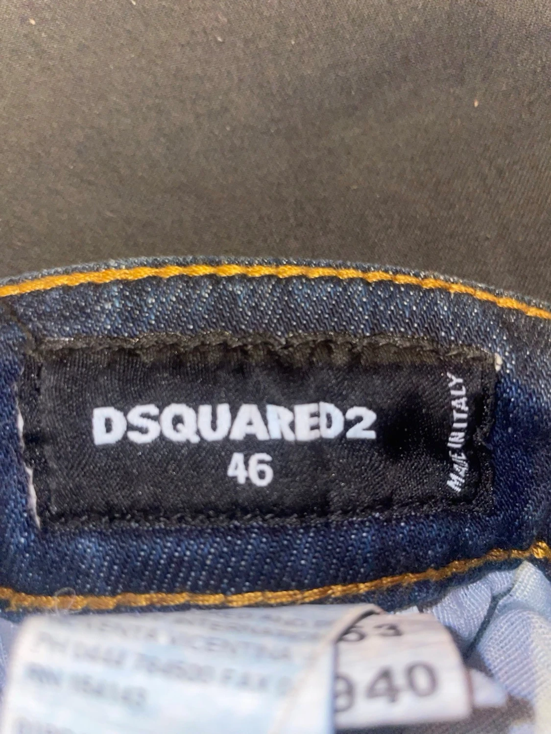 Dsquared2 ICON skinny jeans, blå, strl 46 - 3
