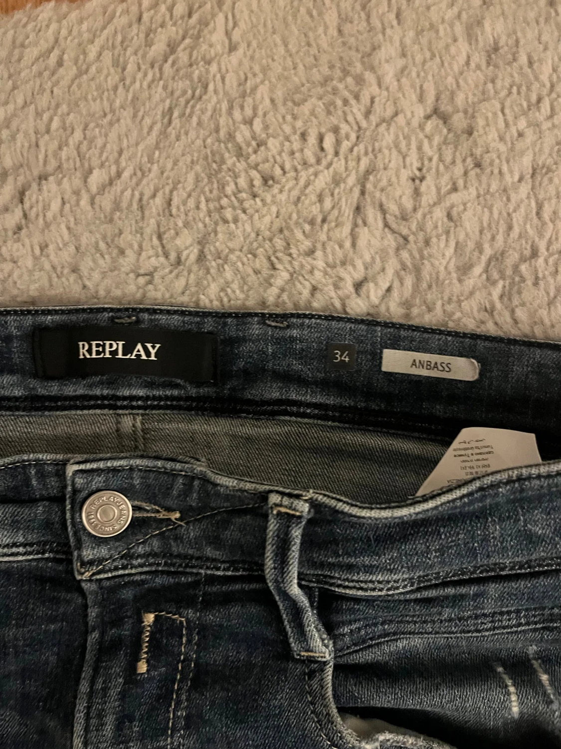 Replay Anbass jeans blå slim fit - 2