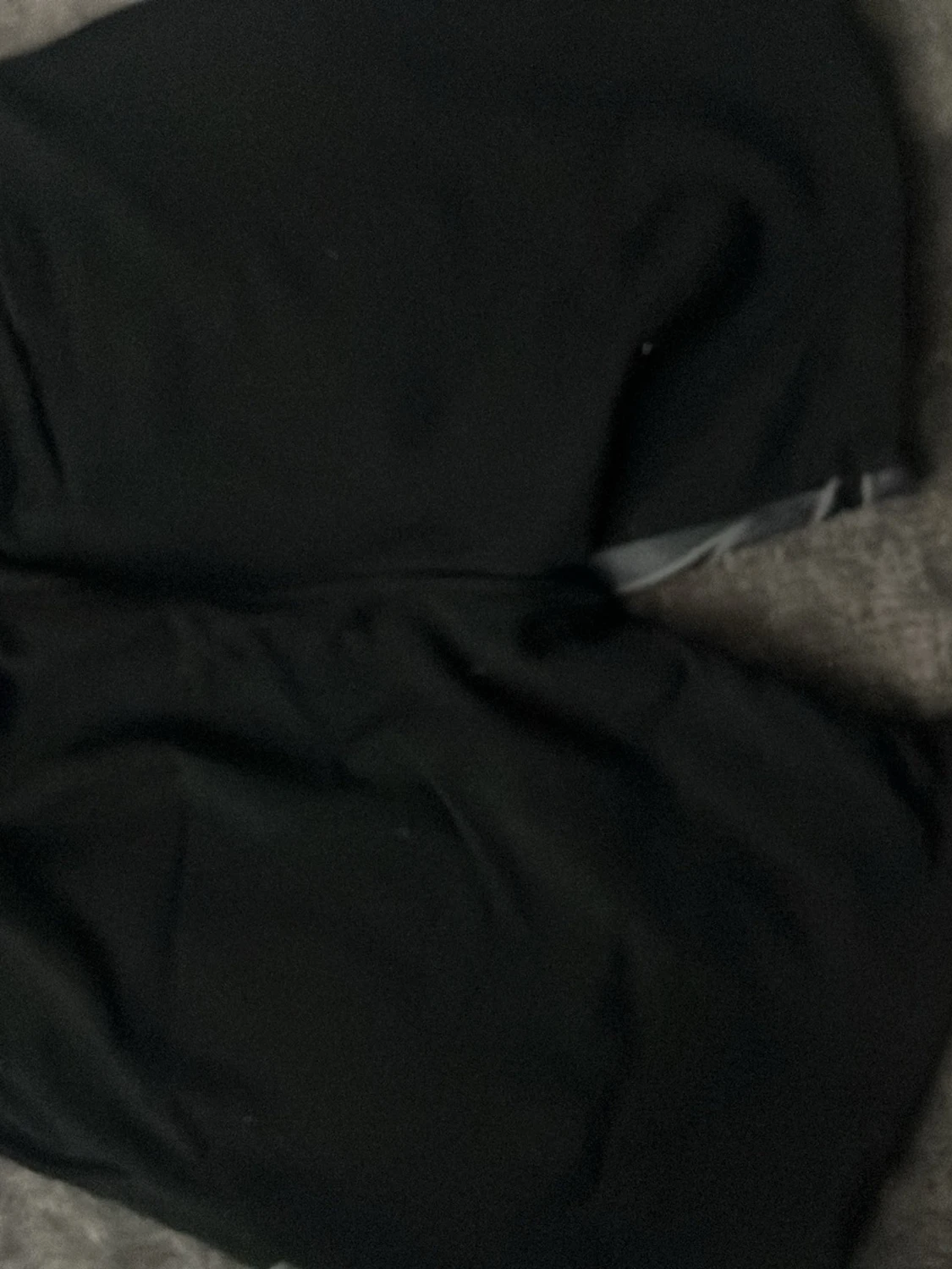 Svarta shorts med graffiti-tryck - 2