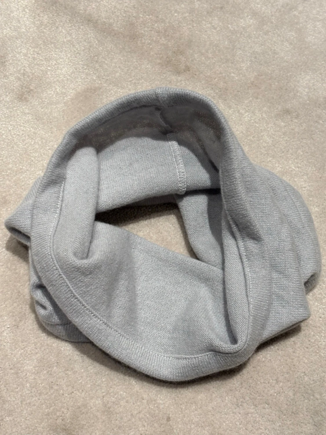 Ljusblå kashmir buff - 4