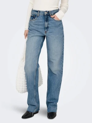 Raka jeans från ONLY  - Jeans med hög midja och raka ben från ONLY i modellen ”ONRILEY”. Längd:34