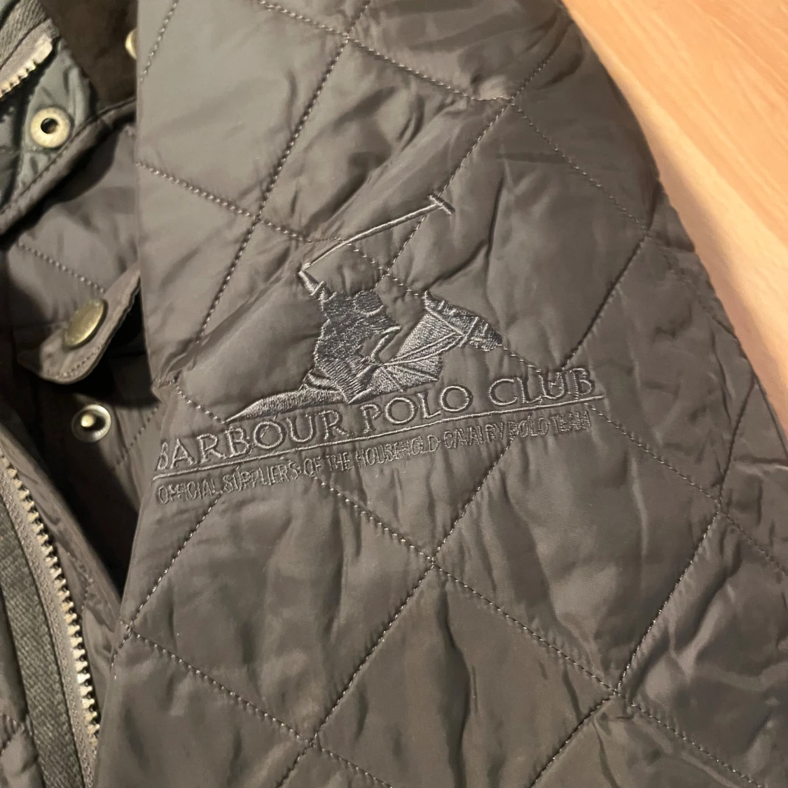 Quiltad Barbour jacka Polo Club XXL - 2