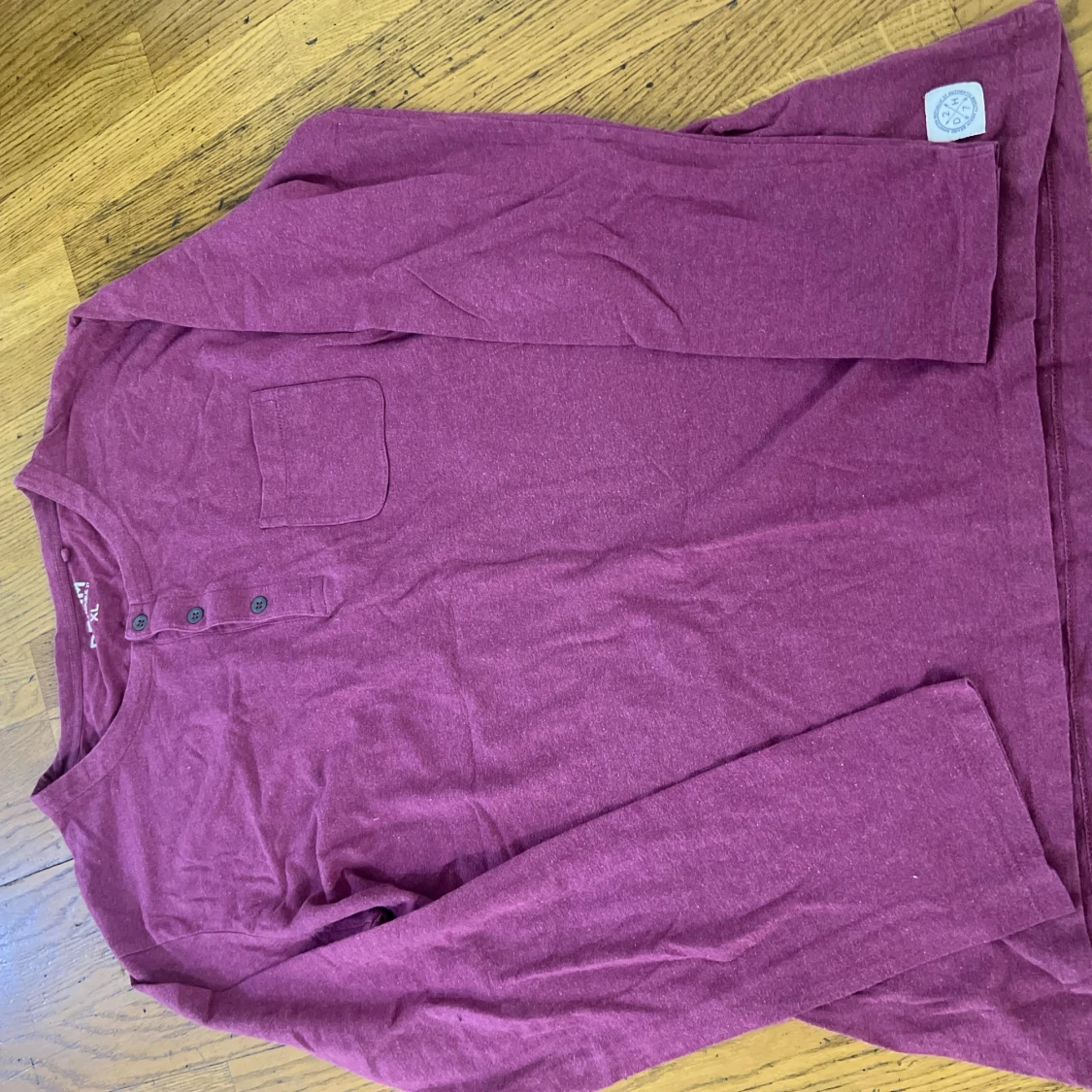 Vinröd långärmad tröja Hampton Republic - 3