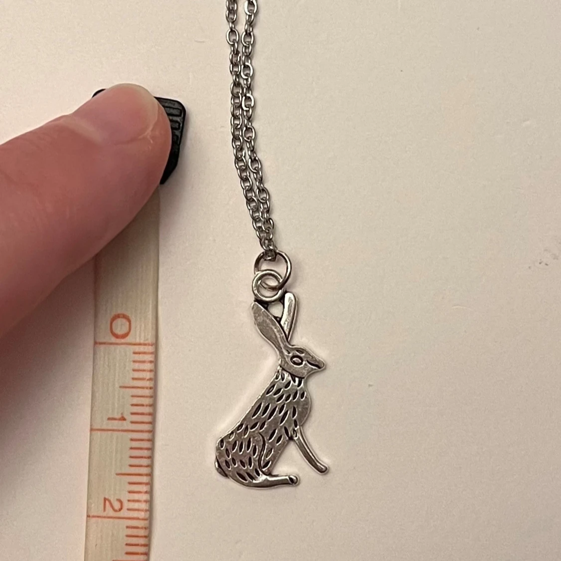 Halsband Hare Silver imitation  - 3