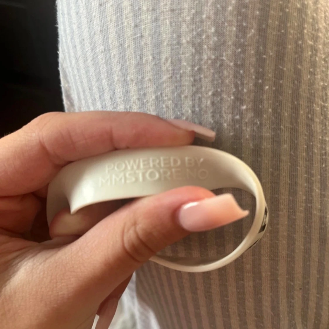 Marcus & Martinus vitt silikonarmband - 3