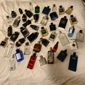 Intressekoll - Hej, skriv gärna vad ni är intresserade av, allt är självklart äkta med mesta kvitto av någon slags, vissa är tomma, tar gärna också byten och säljer samples också snart, tveka ej vid frågor🙏
