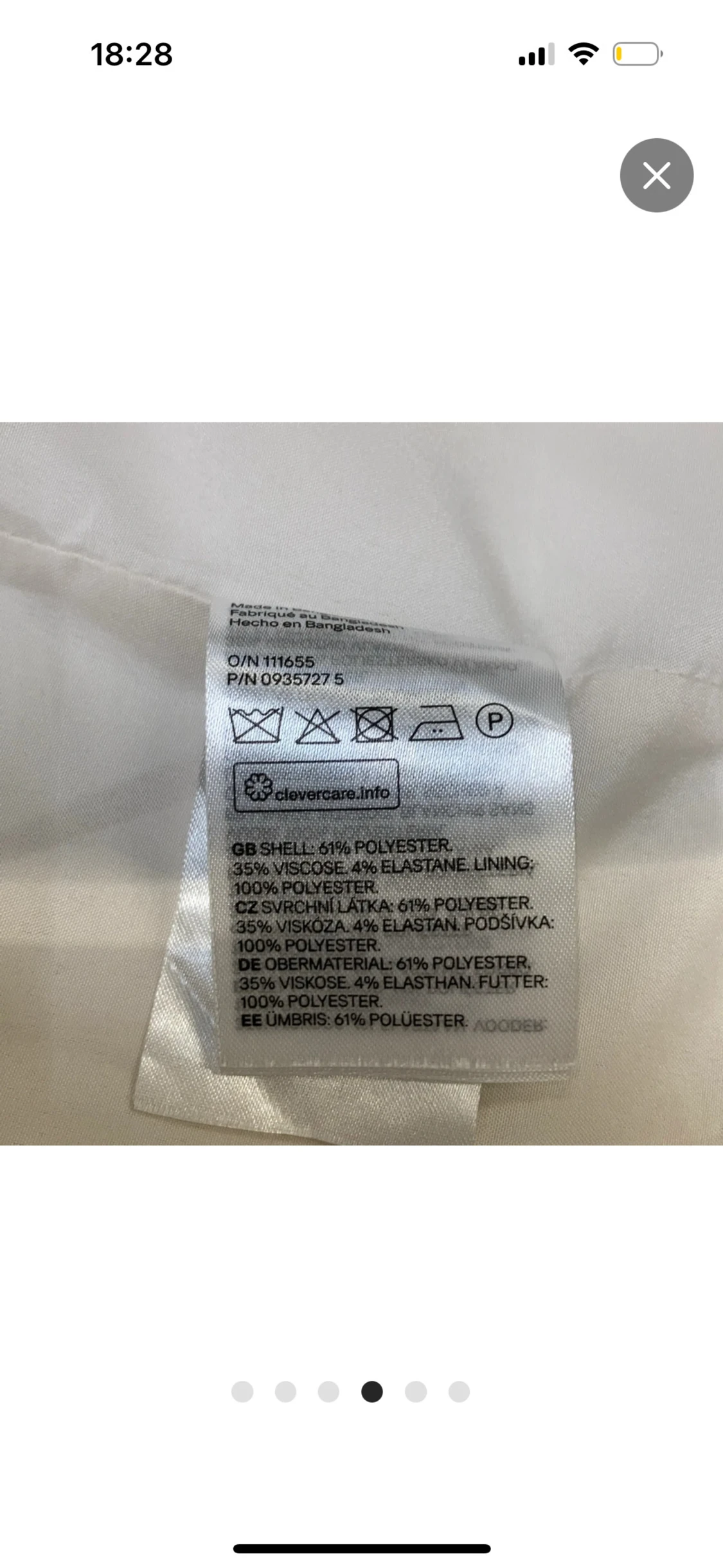 Grå kavaj från H&M, XS - 3