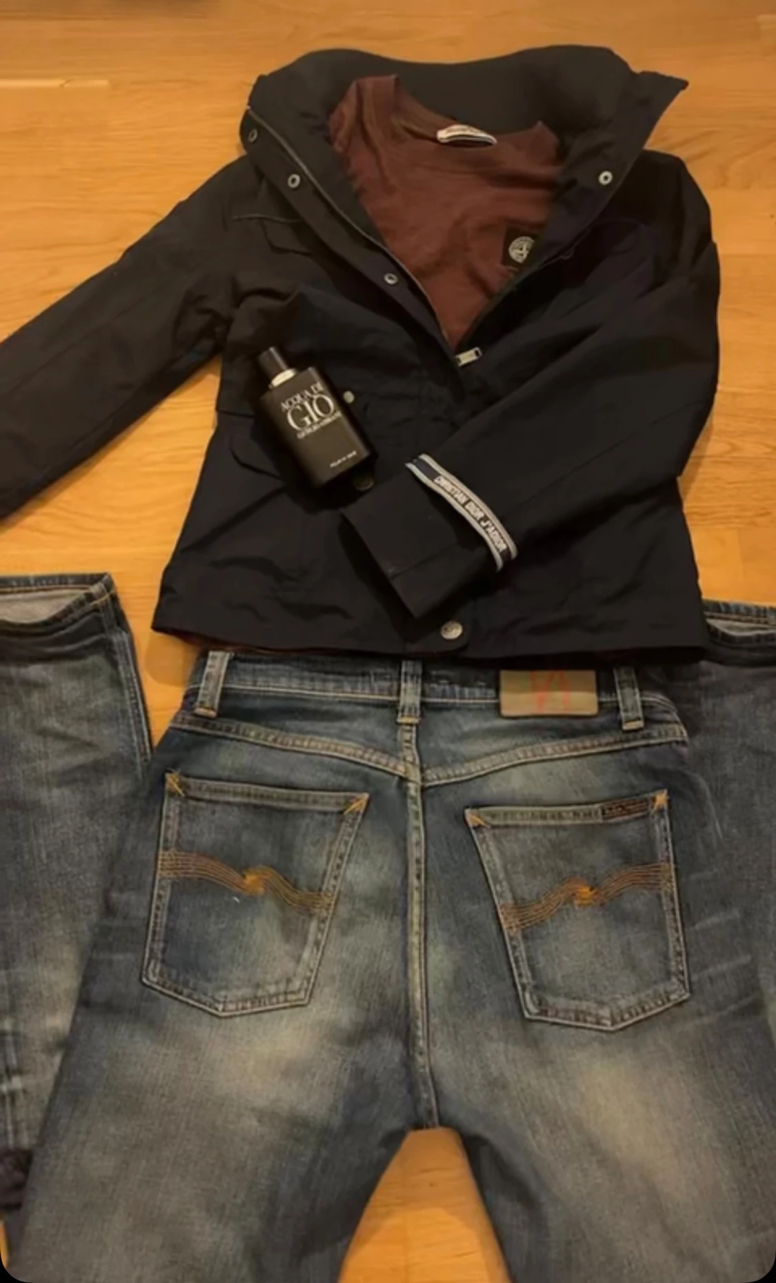 Mörkblå parkajacka från Staccato - 3