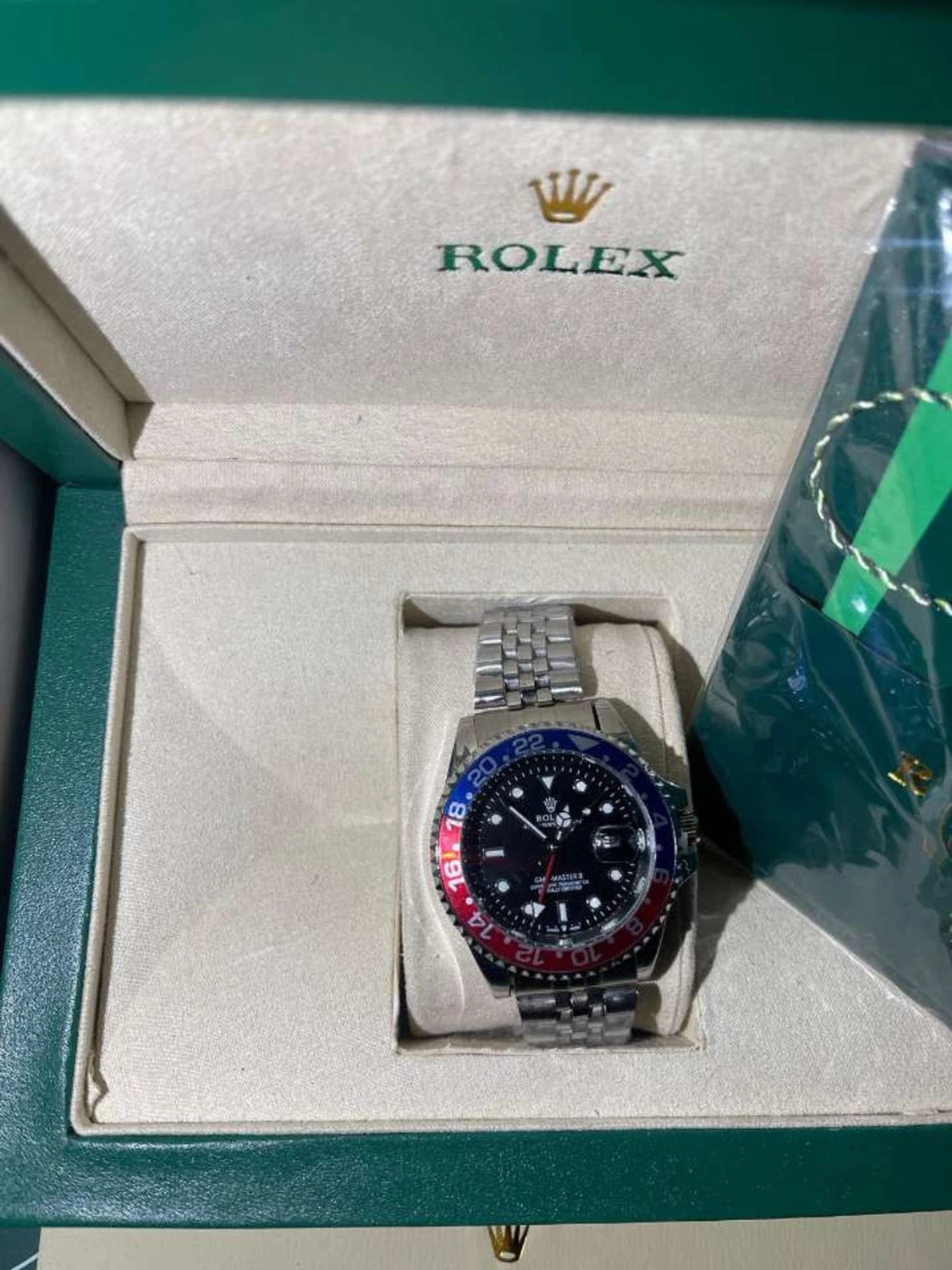 Rolle GMT-Master II Pepsi stål - 1