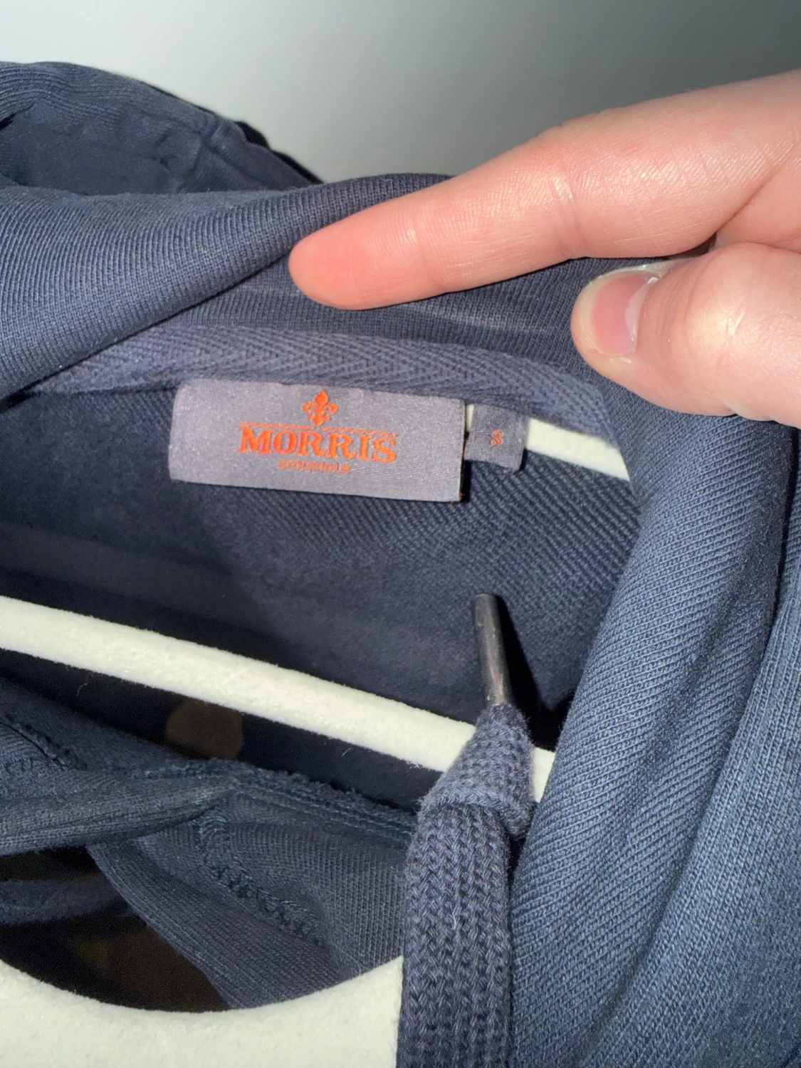 Mörkblå Morris Hoodie - 2