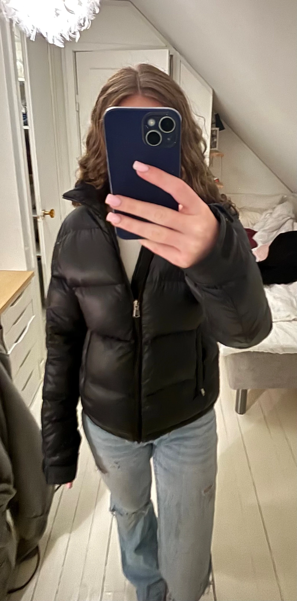 Svart pufferjacka från Peak Performance XS - 4