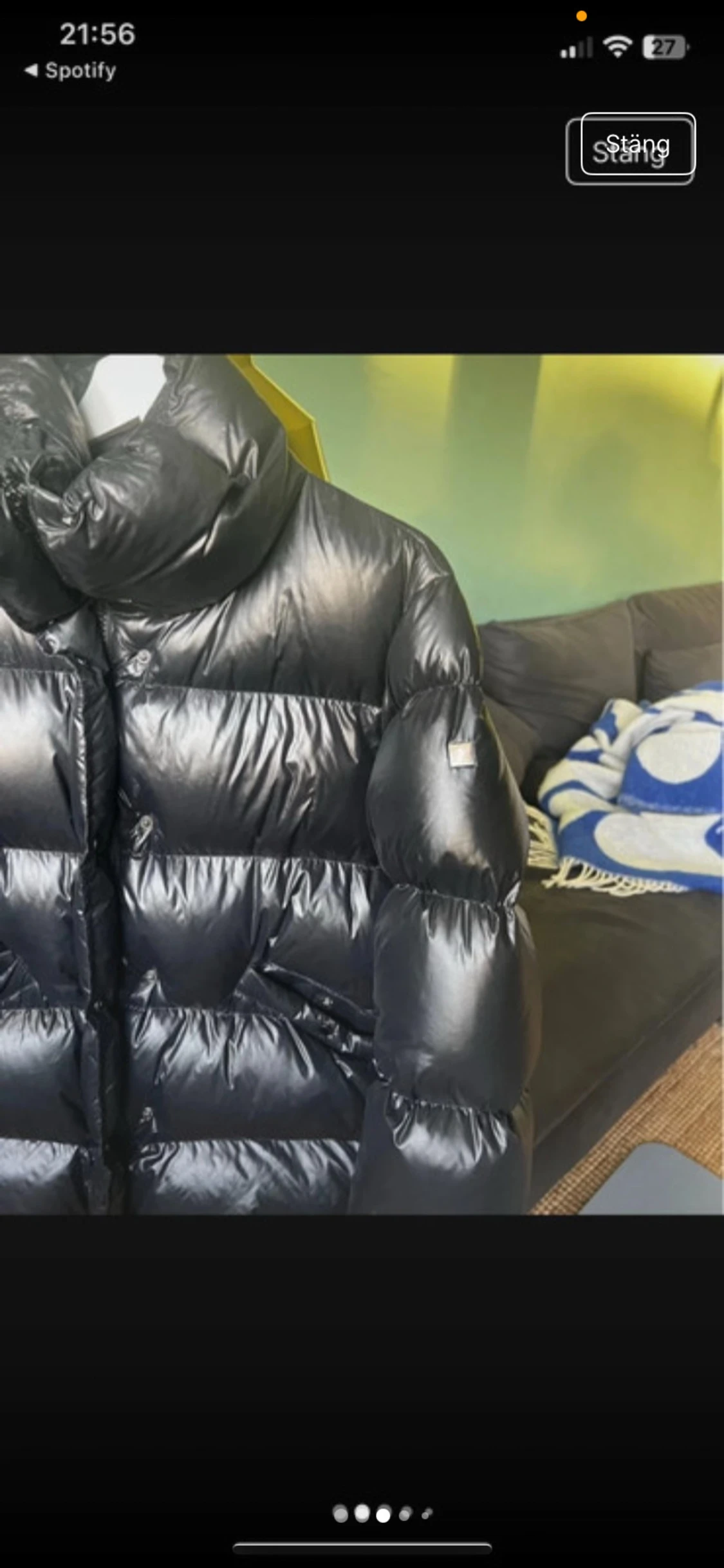 Svart pufferjacka Peak Performance - 2