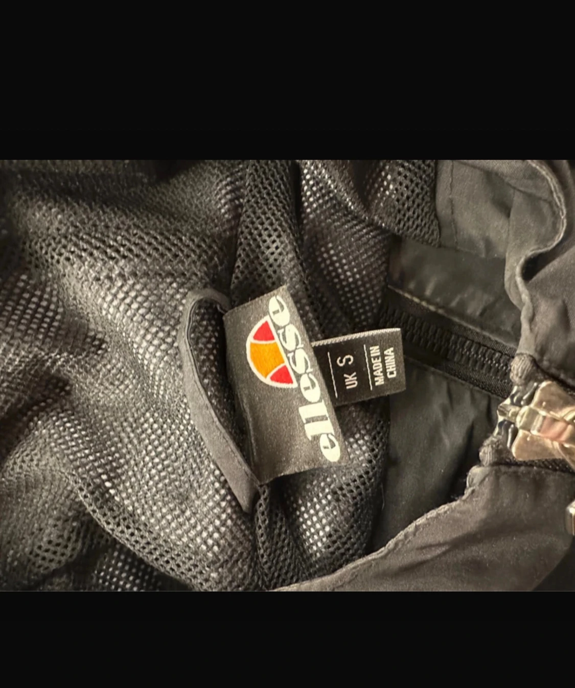 Svart vindjacka från Ellesse, S - 3