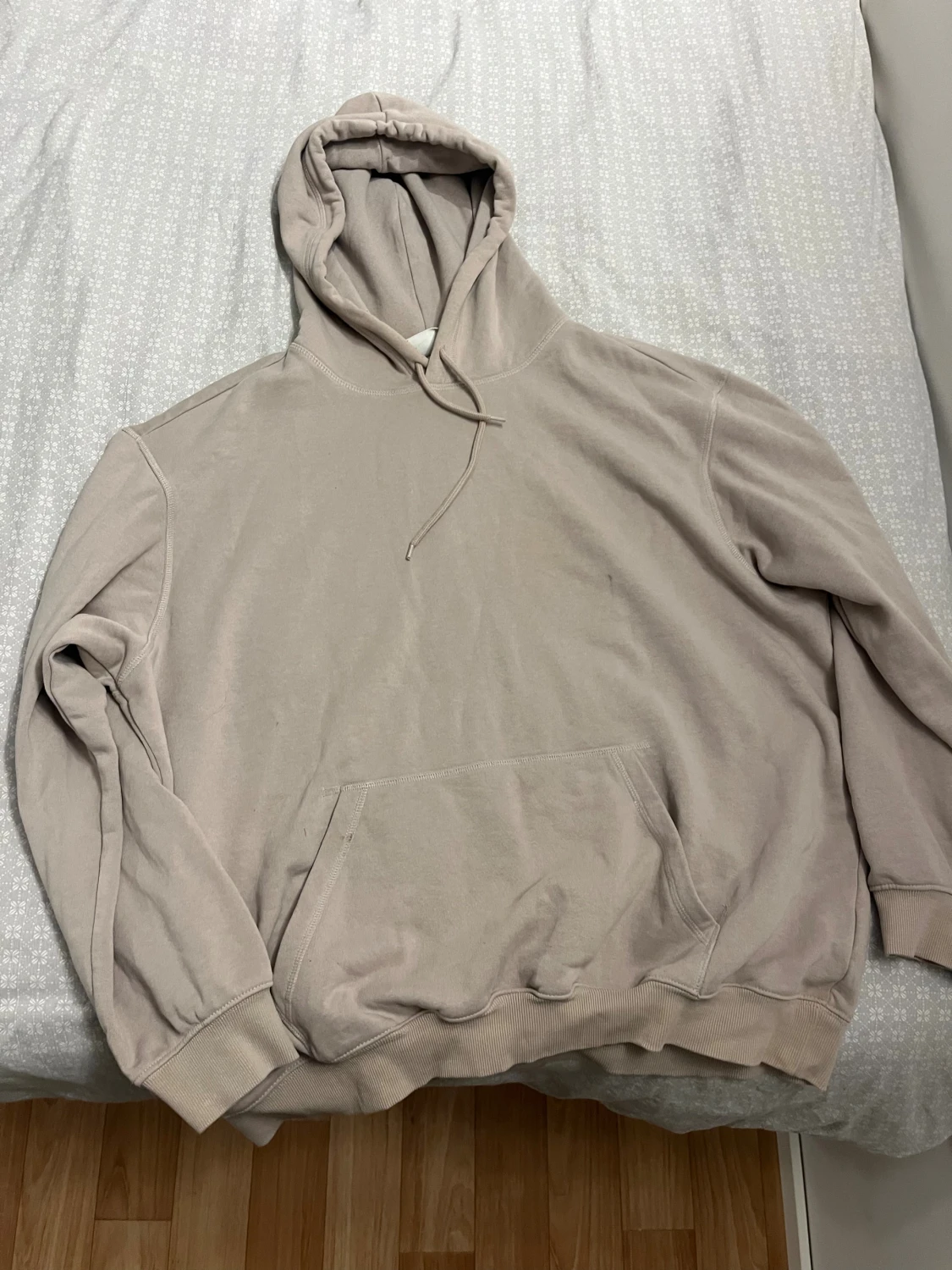 Beige hoodie