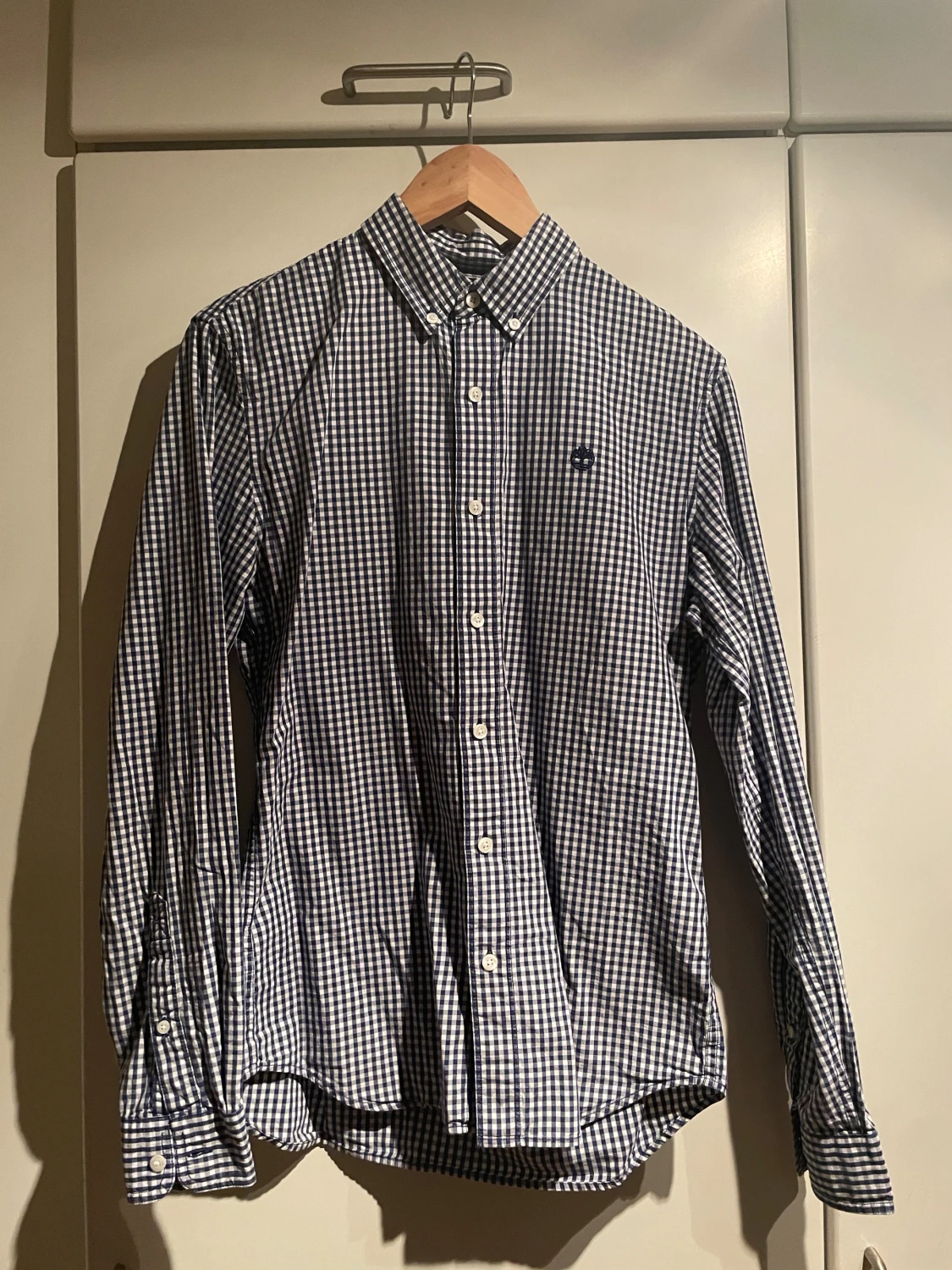 Blårutig skjorta från Timberland