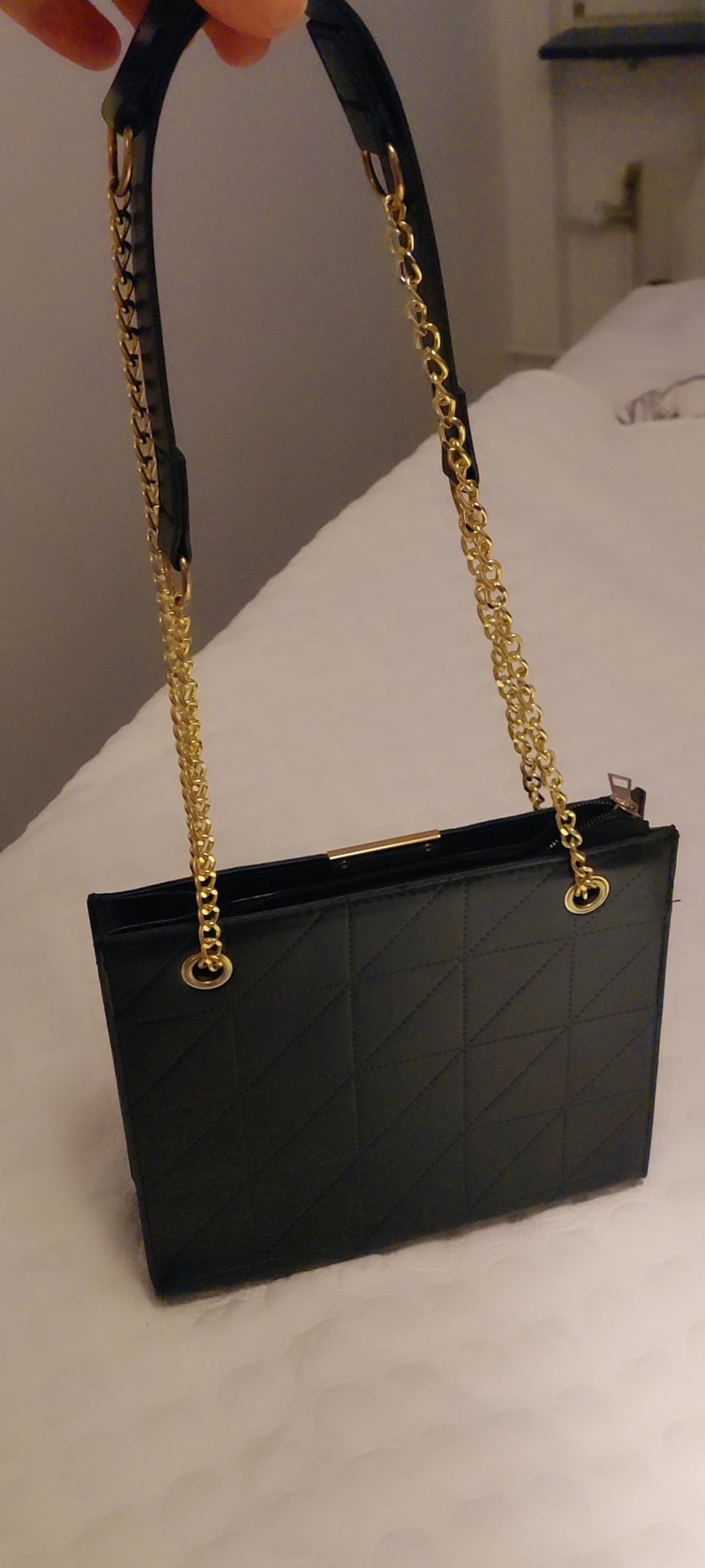 Svart axel väska  - 3