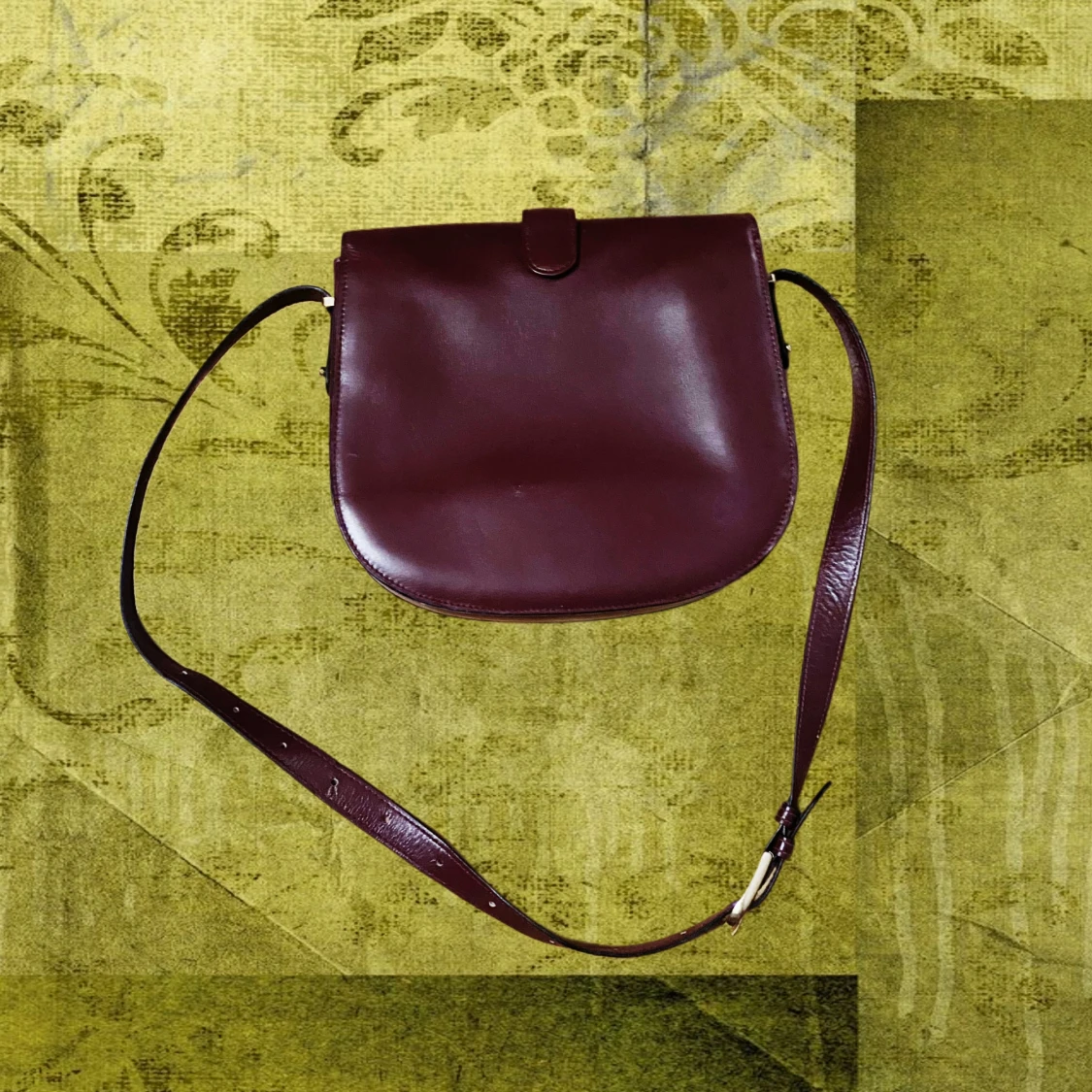  axelväska i skinn - 1