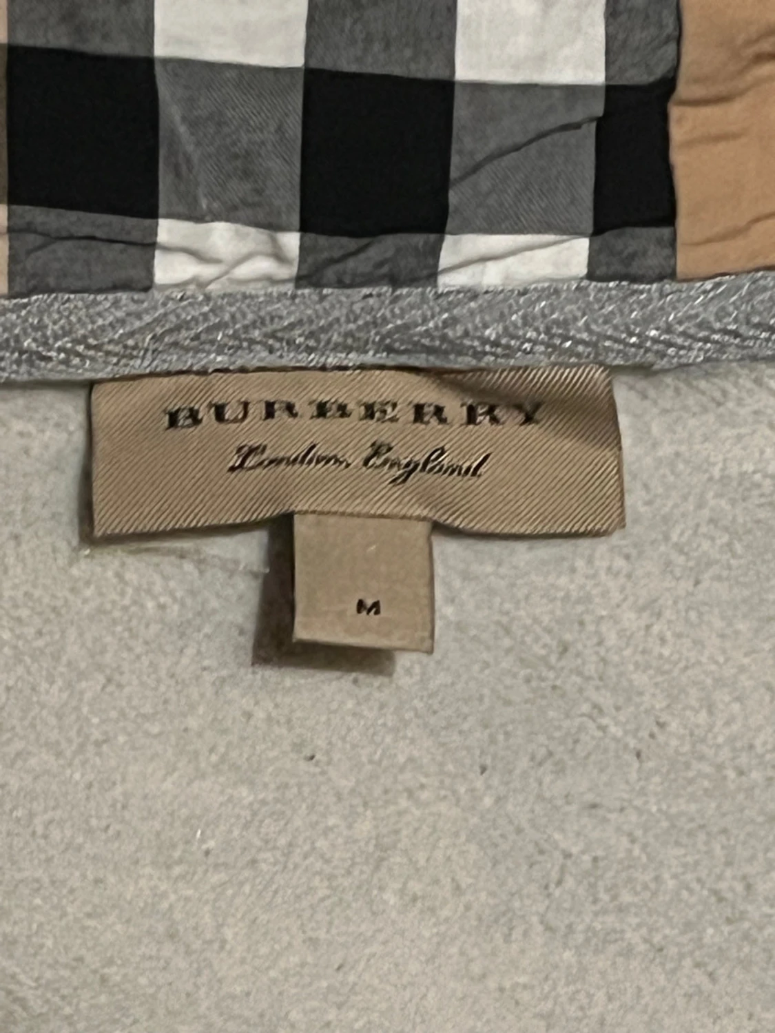 Grå Burberry hoodie - 2