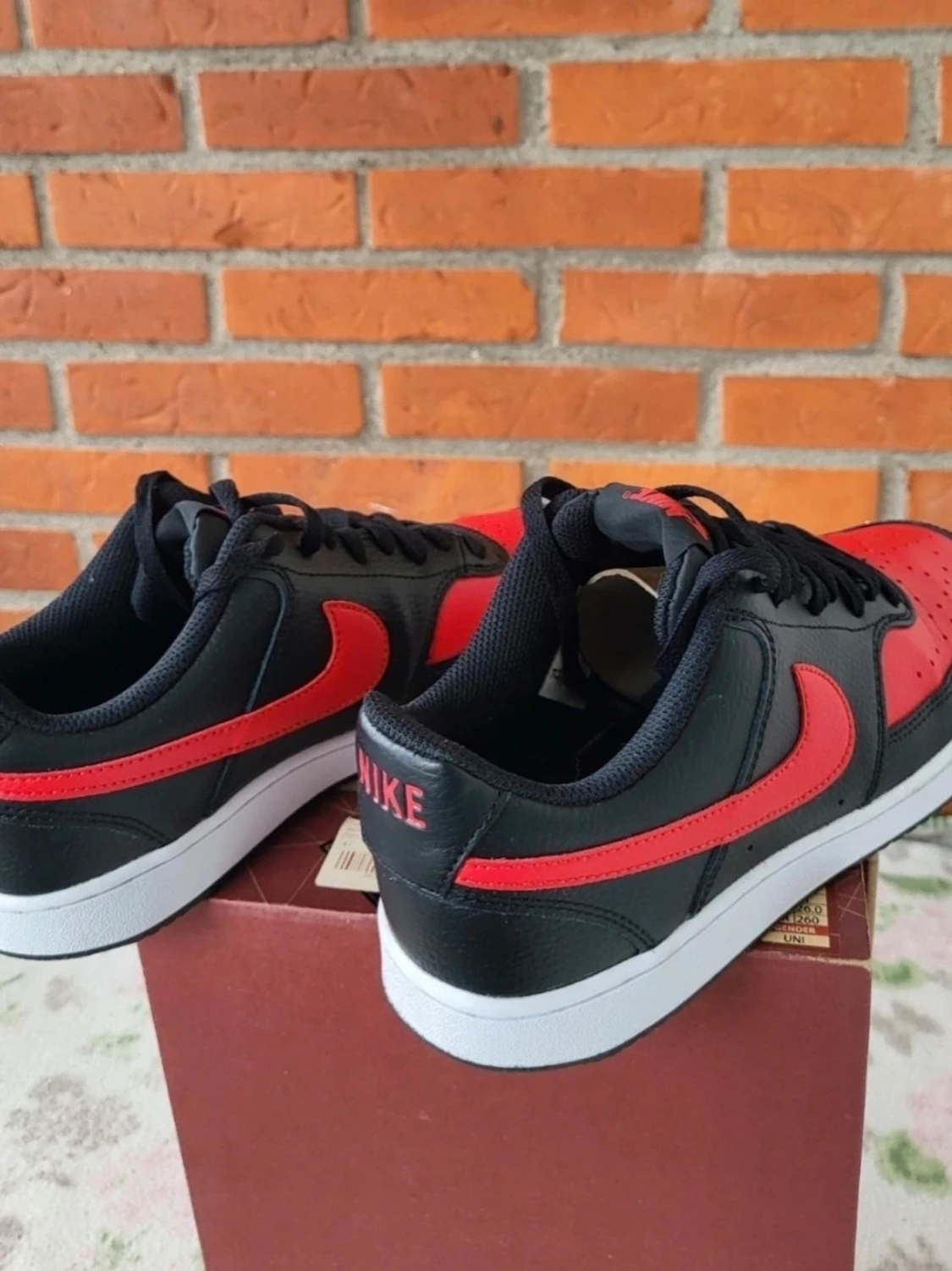 Nike Court Vision sneakers svart/röd 42 - 3