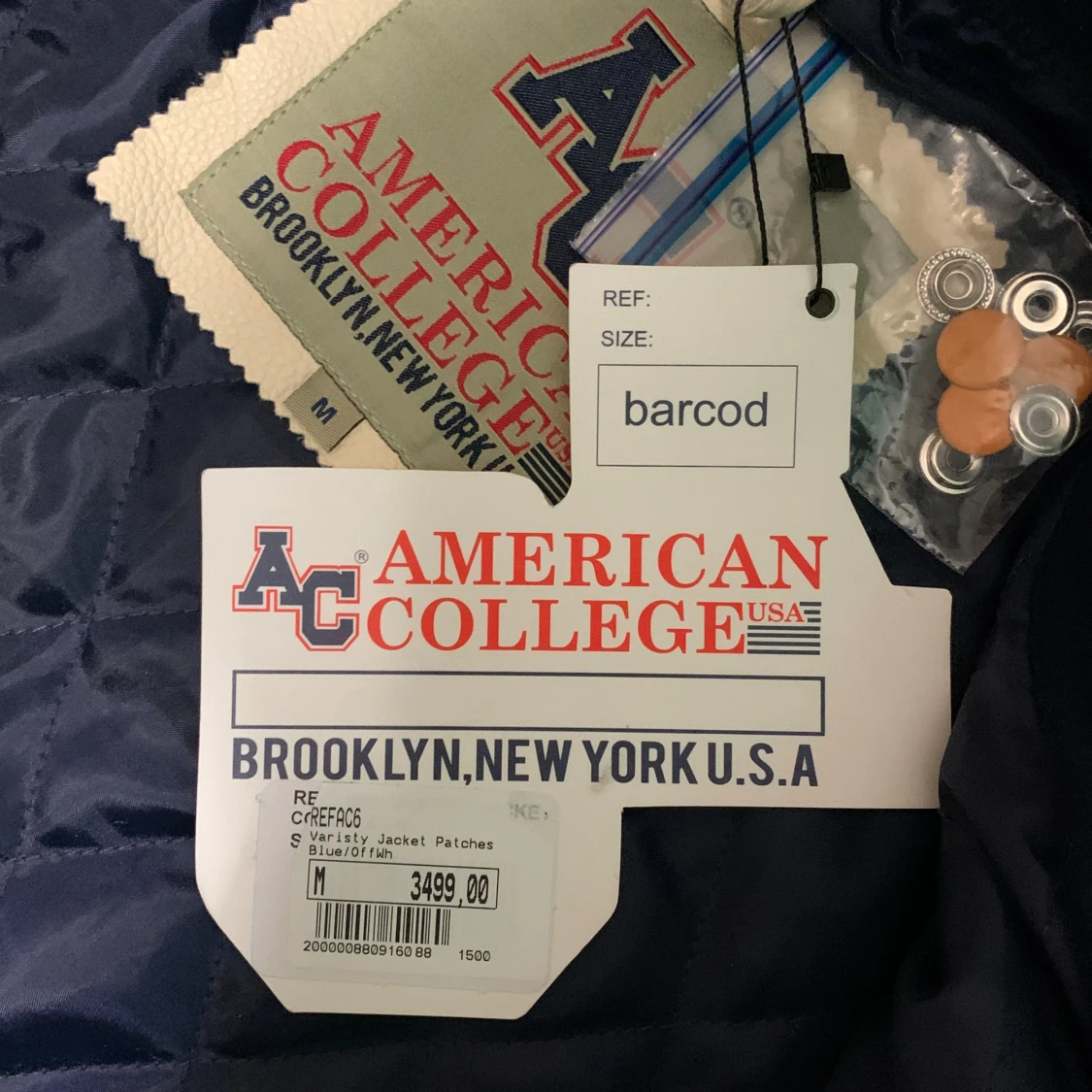 American College Varsity Jacket - 1