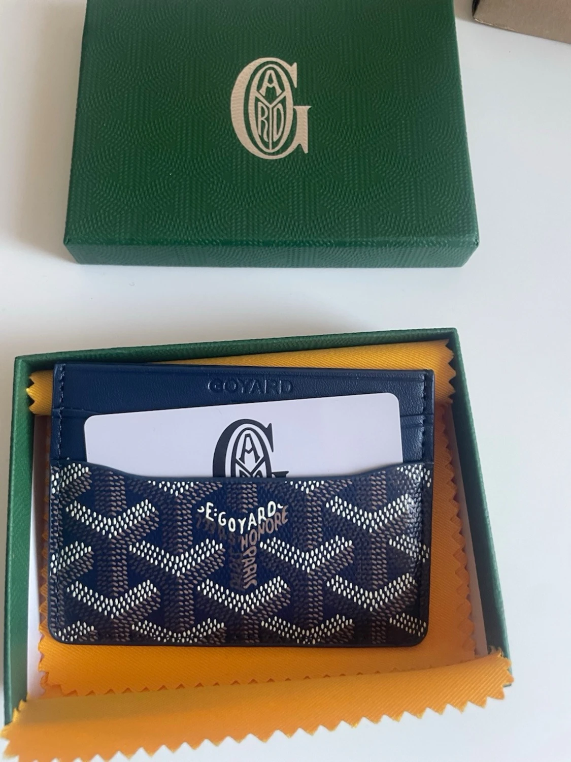 Blå plånbok med mönster - 5