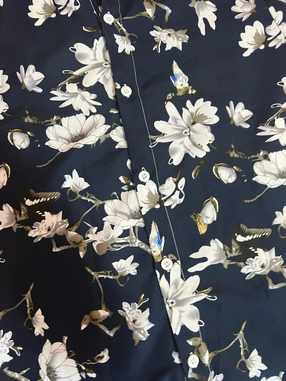  marinblå skjorta - 1