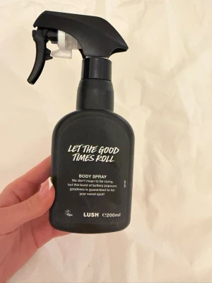 Let The Good Times Roll spray - Köptes under sommaren, svårt att säga exakt hur mycket som finns kvar men ca 50-60%