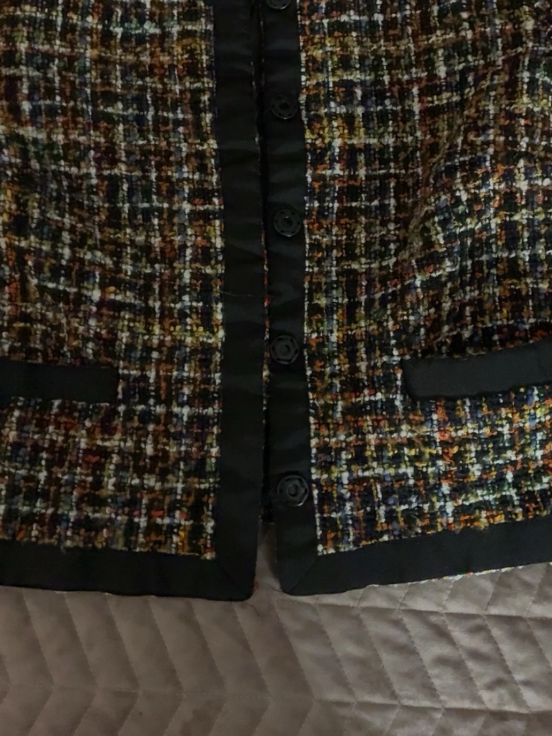 Rutig kavajjacka från H&M, strl 42 - 1