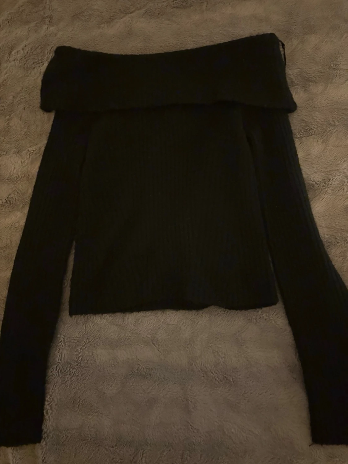 Söt offshoulder tröja  - 1