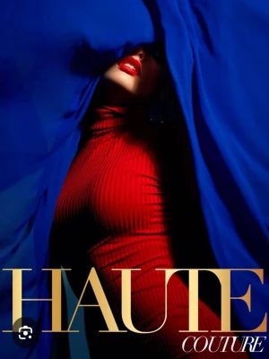 Tavla Haute Couture. 50x70 cm. - Superfin tavla Haute Couture. 50x70 cm. Tavlan är I toppskick.  