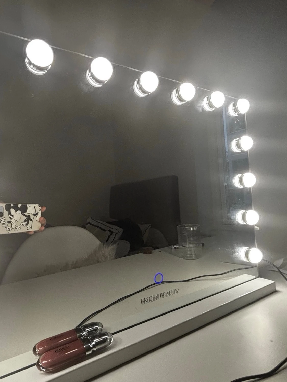 Sminkspegel med LED-lampor Bright Beauty - 1