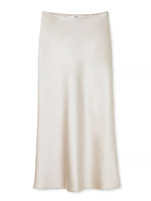 Ljusbeige sidenkjol från NA-KD - Beige sidenkjol från Nakd, strl 36, aldrig använd