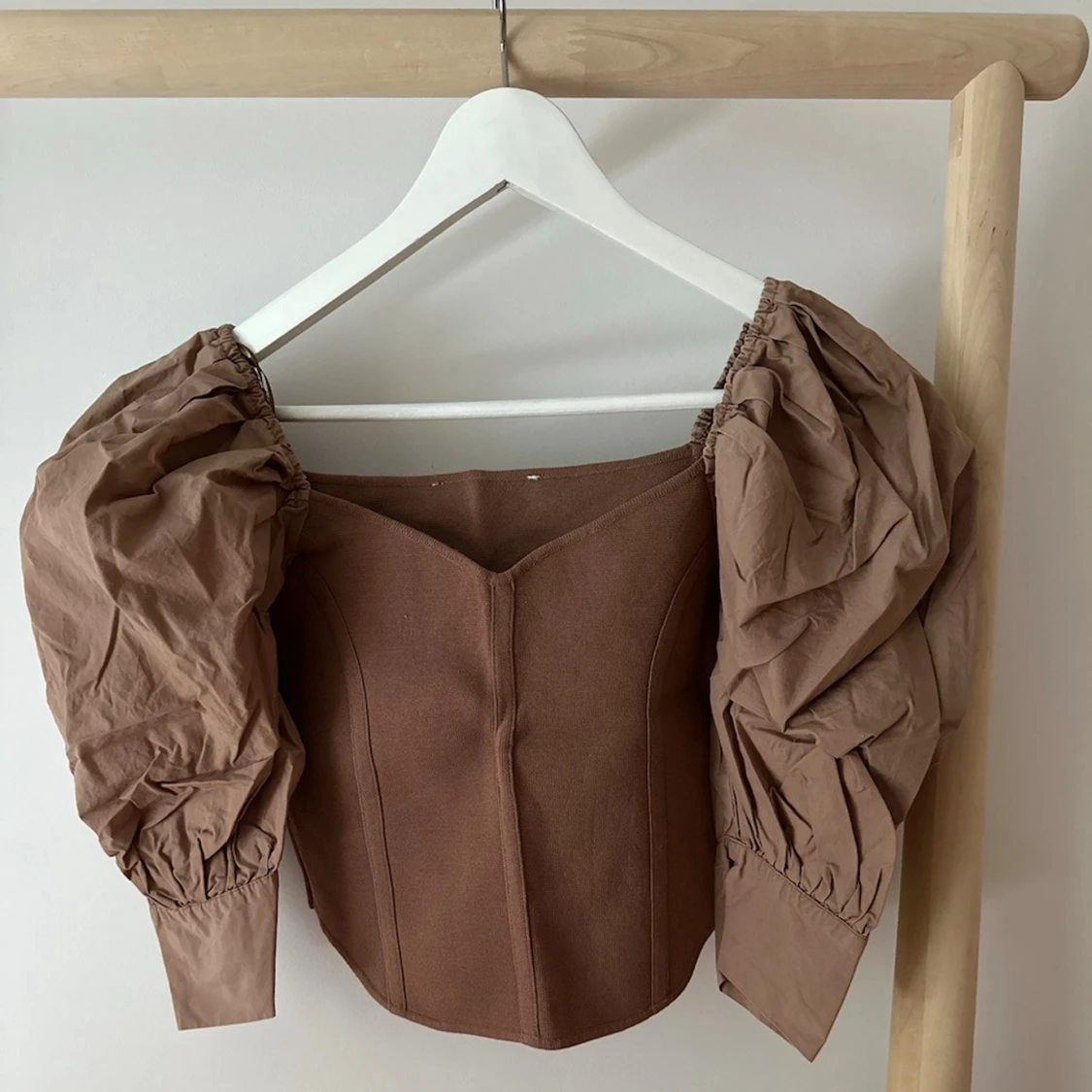 Zara Poplin Knit Top - 2