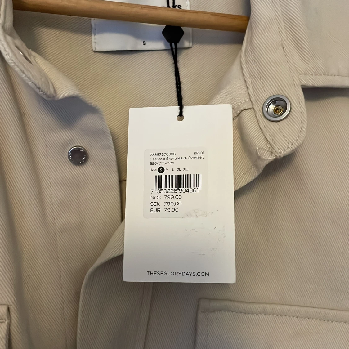 Beige overshirt från These Glory Days - 1