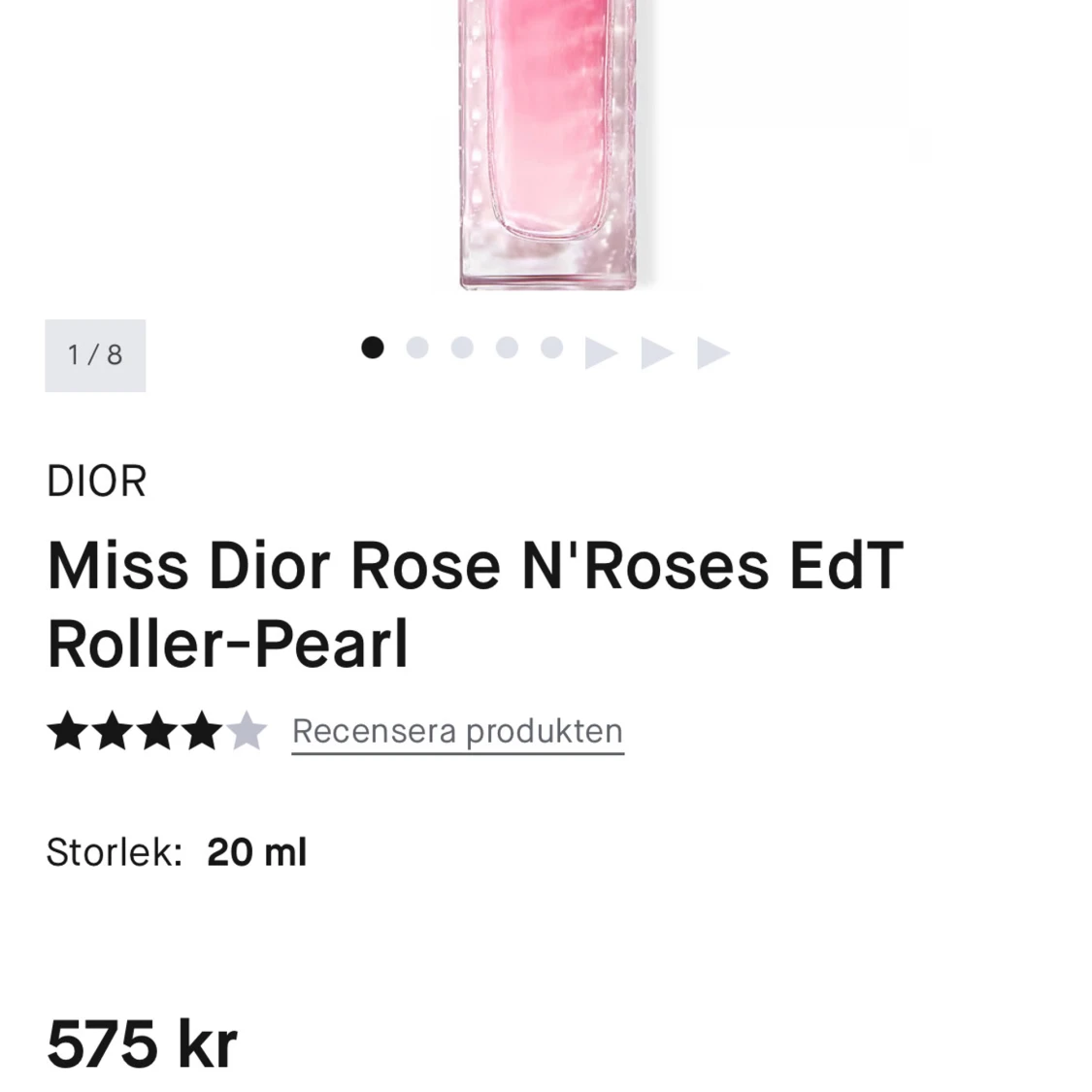 Miss Dior Rose N'Roses Roller