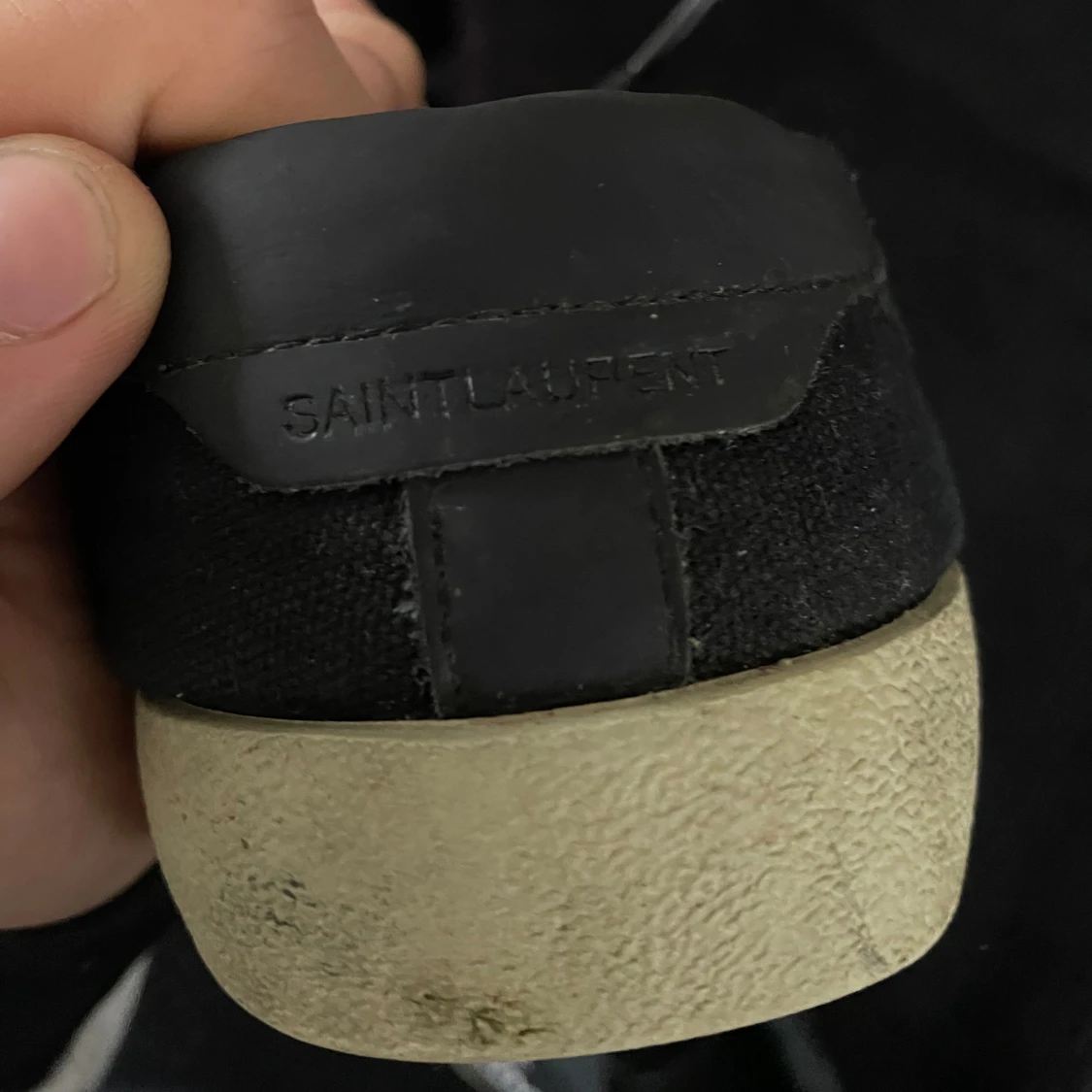 Svarta Saint Laurent sneakers - 4