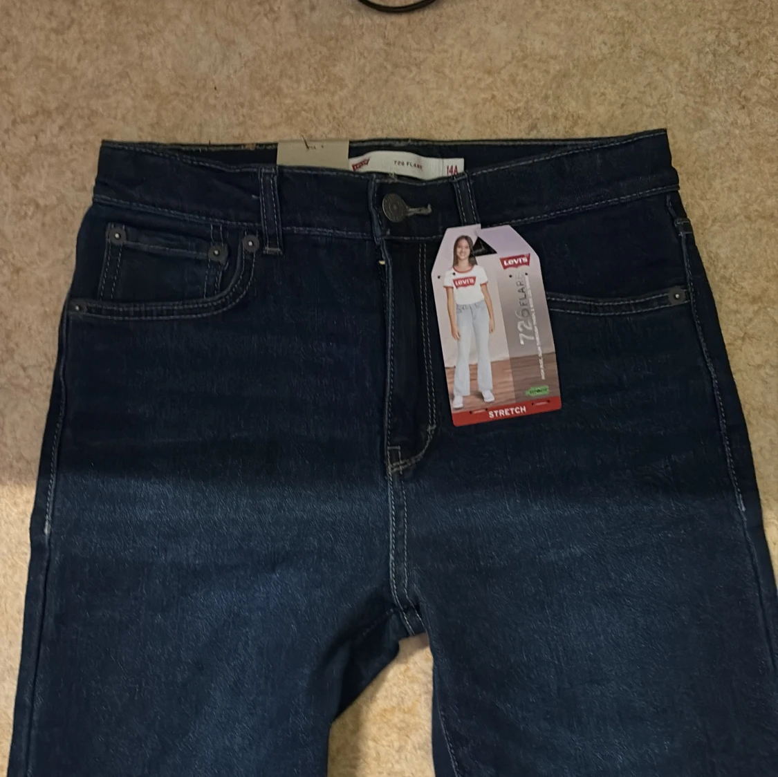 Levi's 726 Flare jeans mörkblå - 2