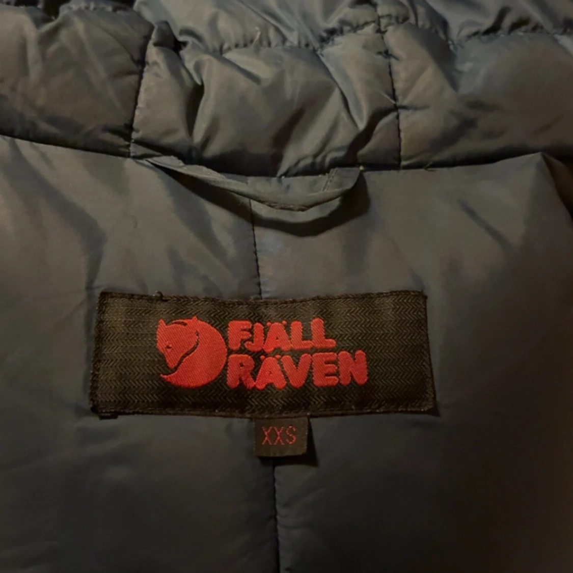 Blå dunjacka från Fjällräven XXS - 2