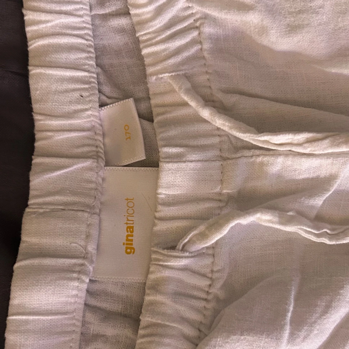 Vita linnebyxor från Gina tricot - 4